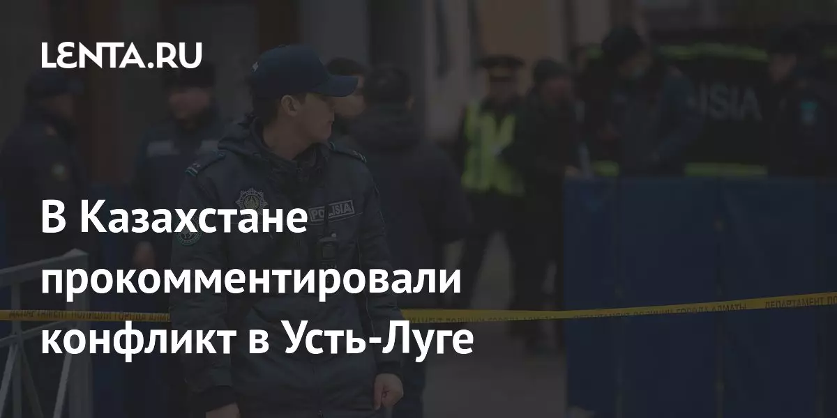 В Казахстане прокомментировали конфликт в Усть-Луге.