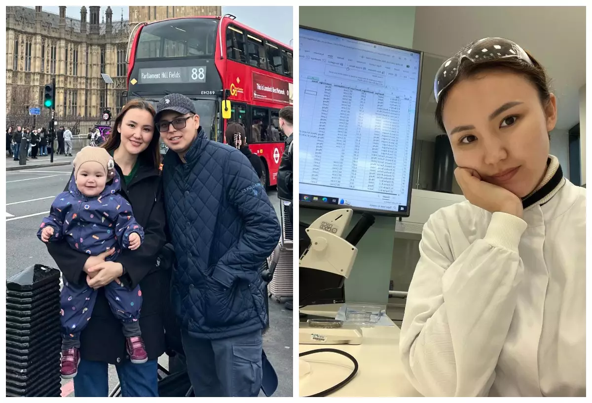 "Халқының жалақысы 3 миллион теңге, күйзеліс дегенді білмейді": 3 айлық сәбиімен Англияға оқуға кеткен қазақстандық адам миын зерттеп жүр
