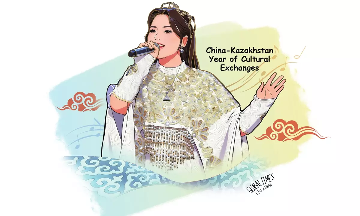 Известный казахстанский певец укрепляет связь Китая и Казахстана через музыку.