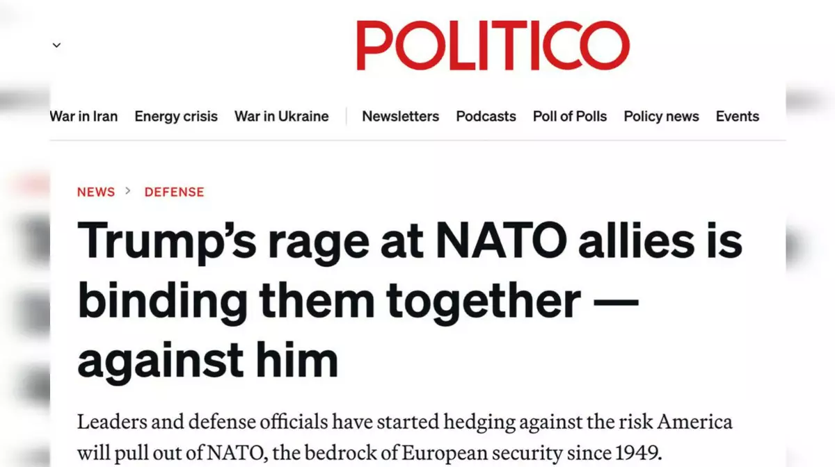 Politico: в Европе готовятся к возможному выходу США из НАТО после заявлений Трампа