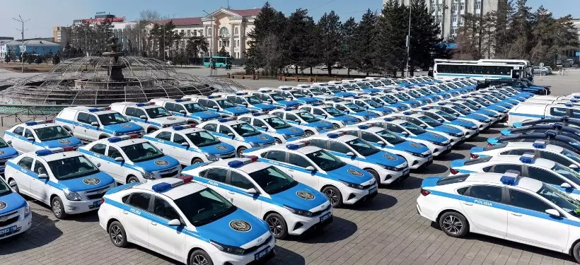Абай облысы полициясына 137 жаңа қызметтік автокөлік табысталды