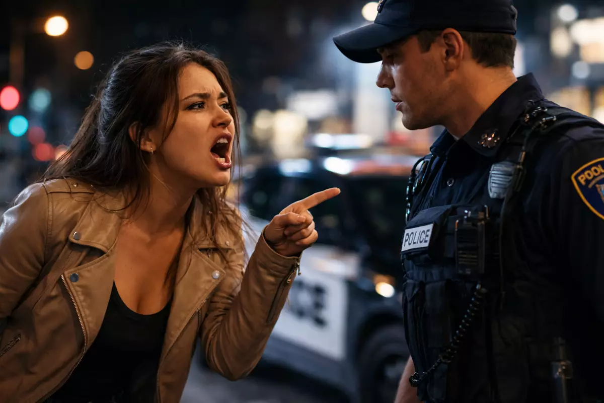 В Атырау пьяная женщина обматерила полицейского и получила штраф