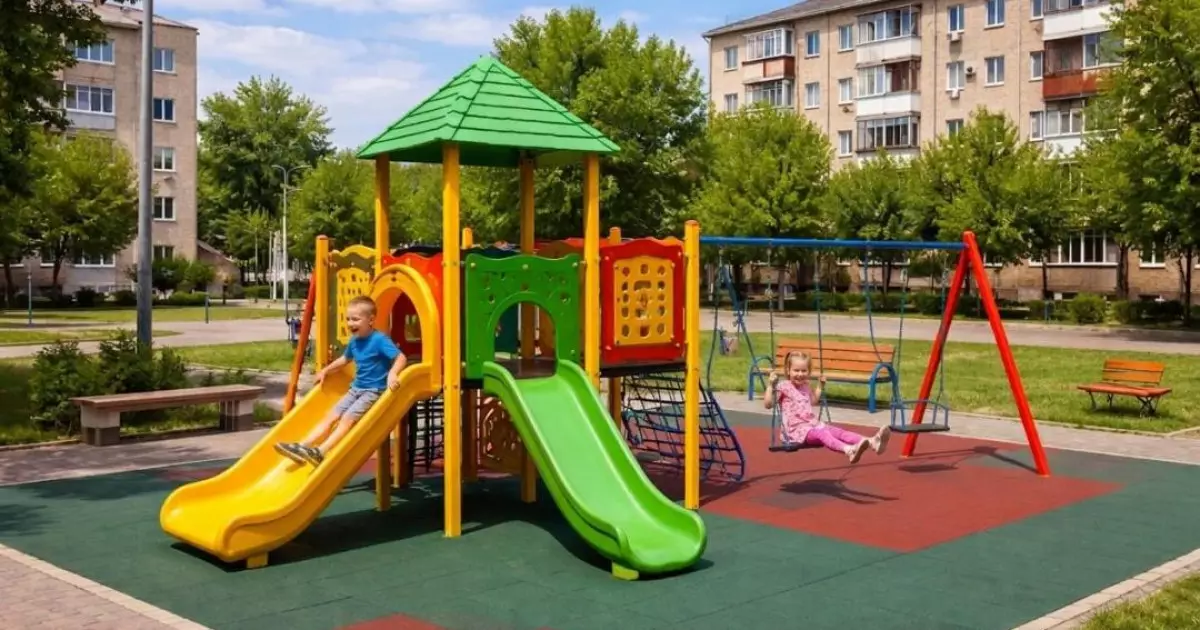   «Таза Қазақстан» жобасы аясында Жітіқарада жаңа балалар алаңы бой көтереді   