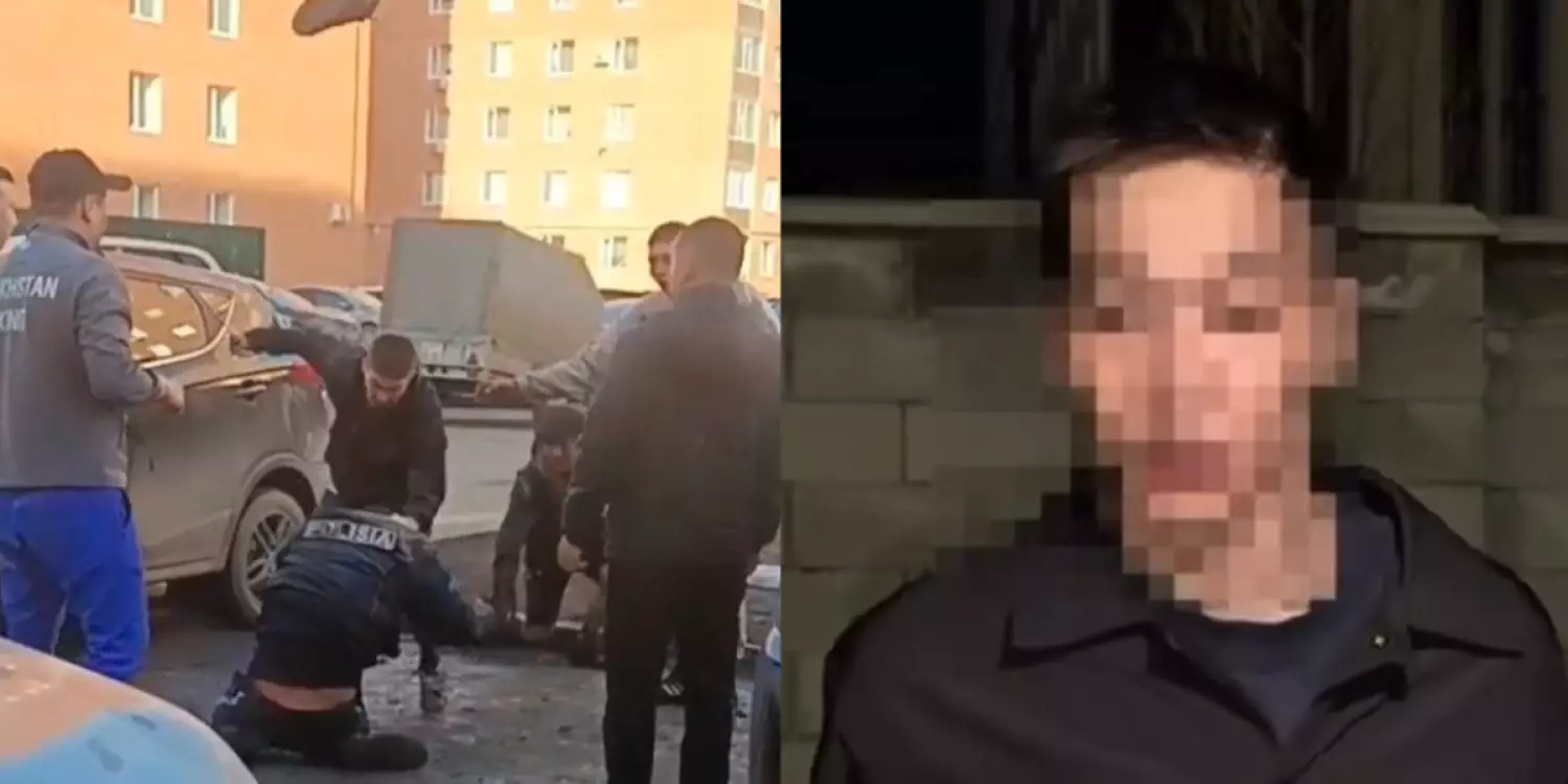 Қостанайда полицейді сабаған үш бұзақы еліміздің барлық тәртіп сақшыларынан жалбарынып кешірім сұрады