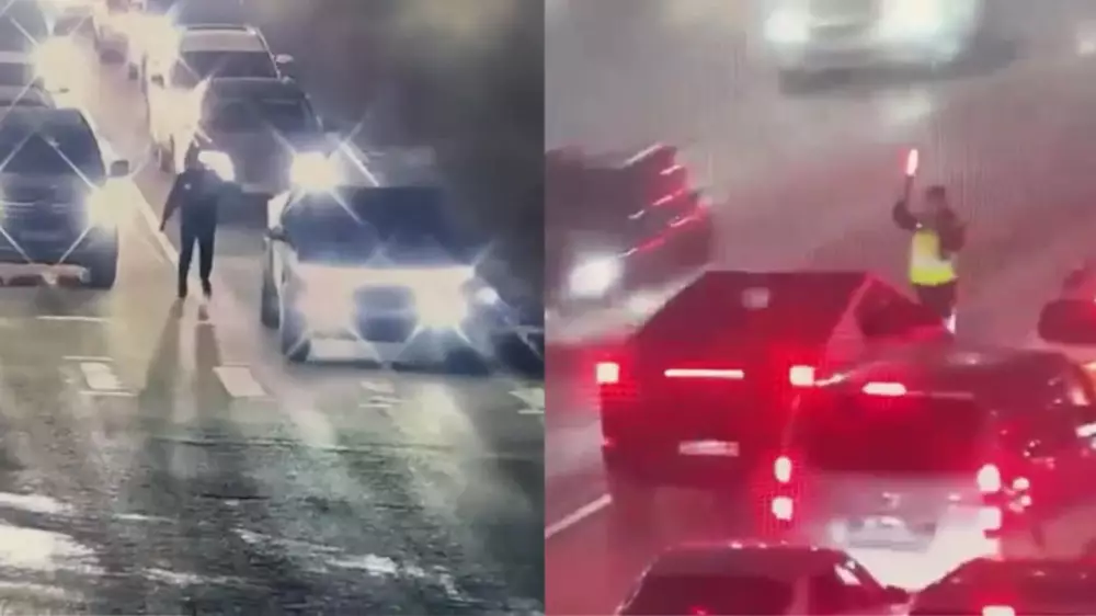 В Астане школьник за рулём Tesla пытался скрыться от полицейских