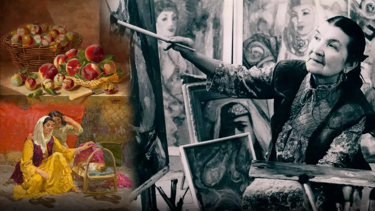 Первая казахская женщина-художник — Айша Галымбаева