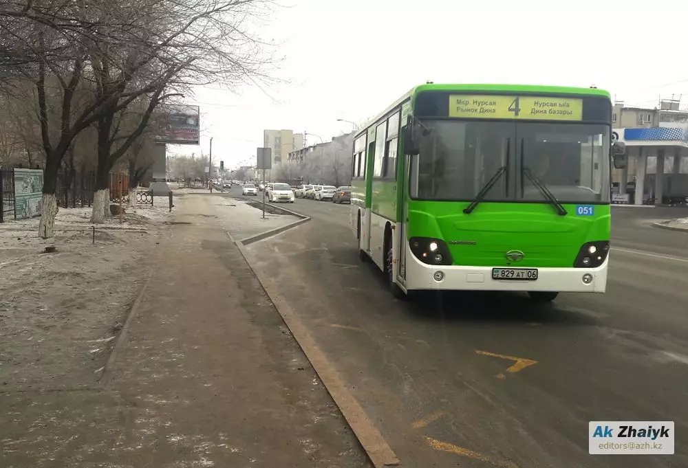 В Атырау запускают новый автобусный маршрут