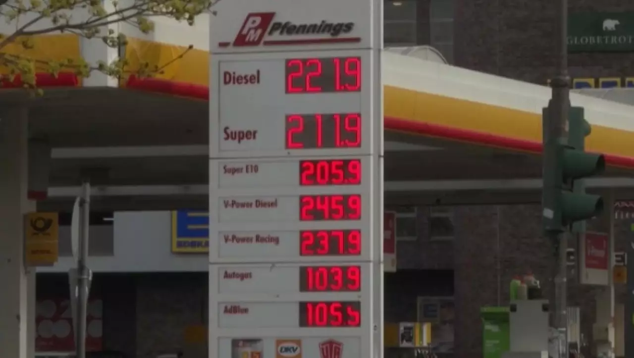 Дизель подорожал до рекордного уровня в Германии