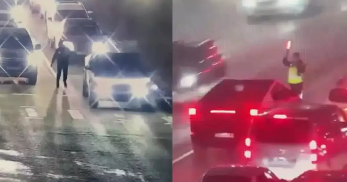  Астанада Tesla көлігін тізгіндеген 14 жастағы оқушы полициядан қашпақ болды (ВИДЕО) 