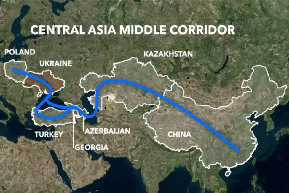 Азербайджан и Казахстан создадут Средний коридор для поставок из Китая в ЕС в обход России.