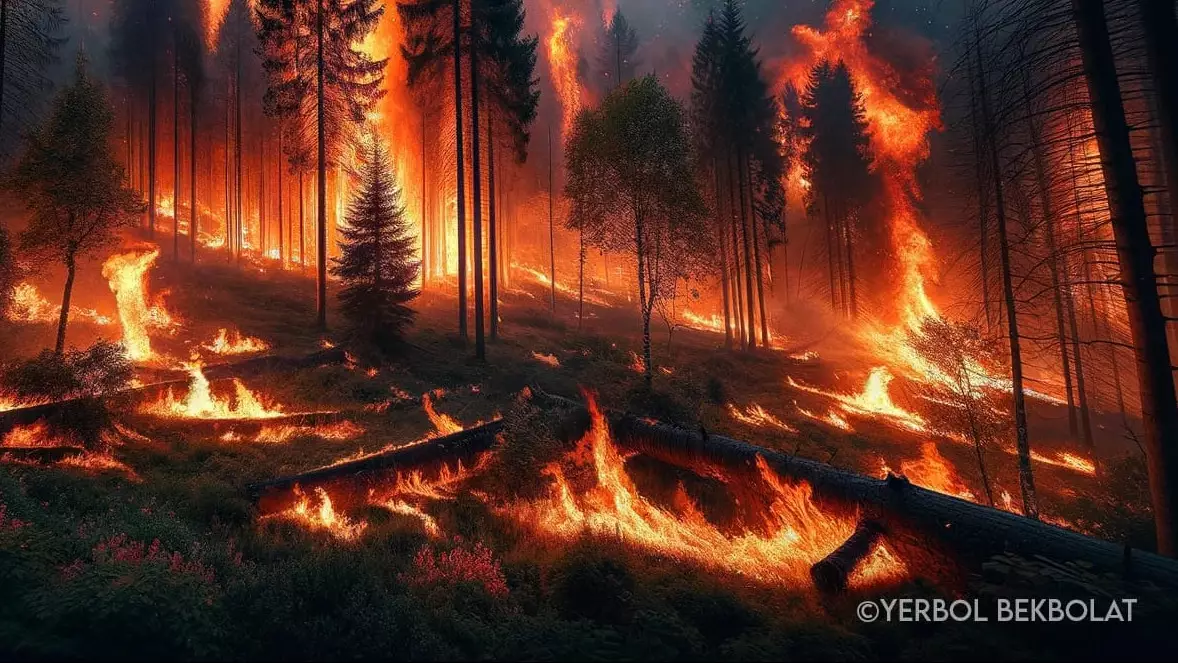 Высокая пожарная опасность объявлена в ряде регионов Казахстана 3 апреля