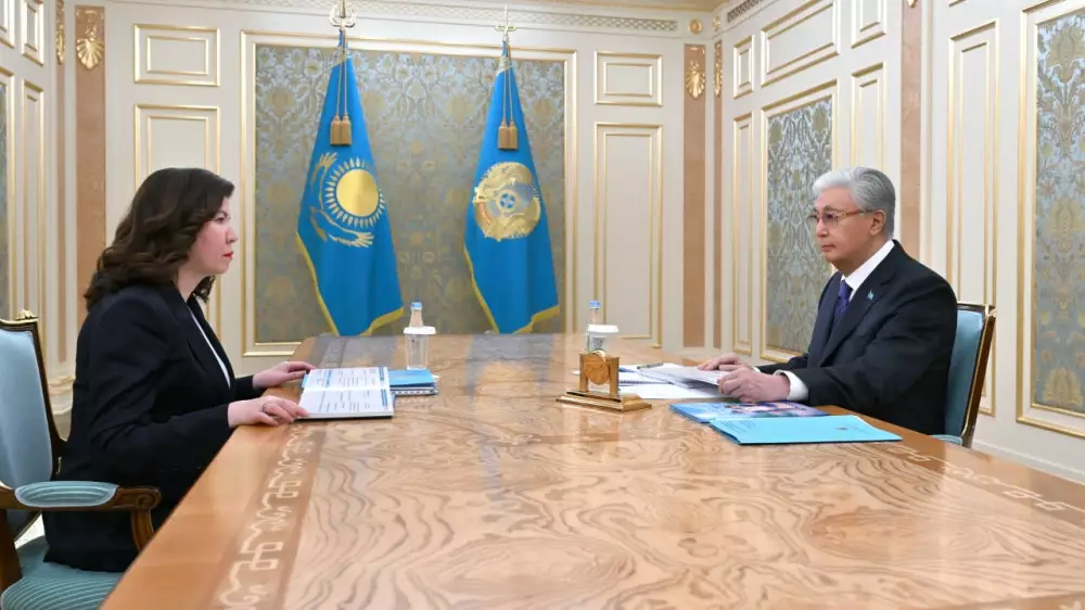 Тоқаев оқу-ағарту министрі Сүлейменованы қабылдады