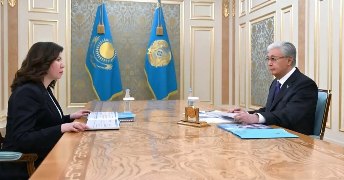  Президент Оқу-ағарту министрі Жұлдыз Сүлейменованы қабылдады 