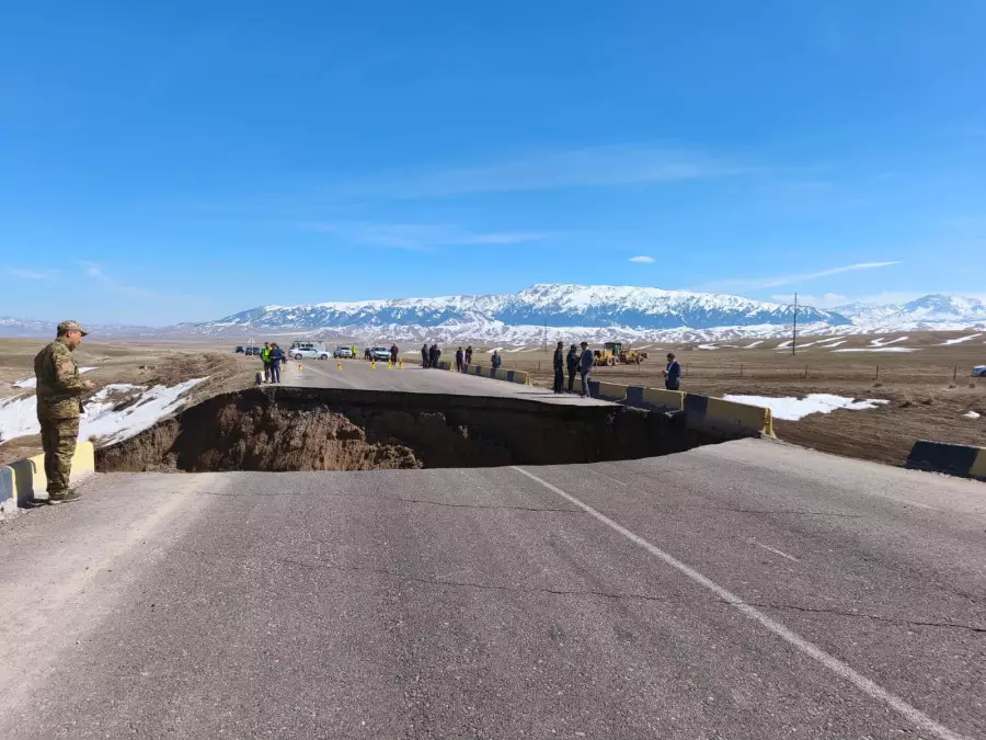 Алматы облысында төтенше жағдай: еріген қар суы салдарынан тасжол опырылды