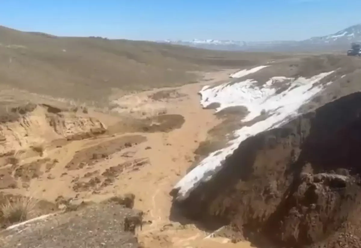Еріген қар суы Кеген - Нарынқол автожолын басып қалды