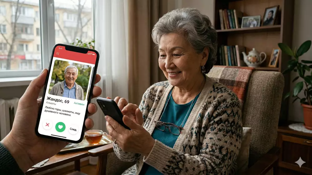 “Зейнеткерлерге арналған Тиндер“. Қазақстандықтар ата-анасына ерекше тәсілмен өмірлік серік іздеп жатыр