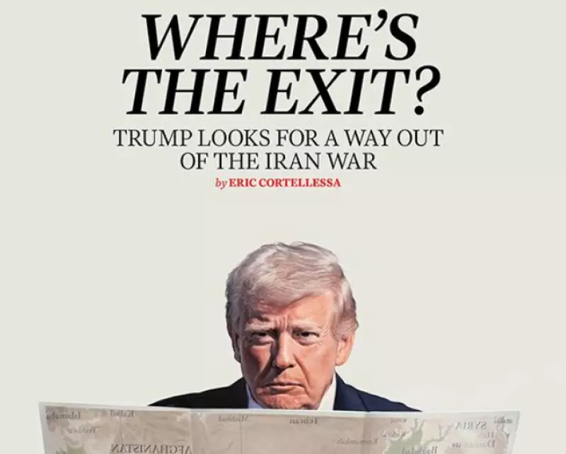 TIME показал Трампа с картой Ирана и вопросом «Где выход?» на обложке