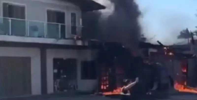 Самолет рухнул на кафе в Бразилии: есть погибшие и разрушения