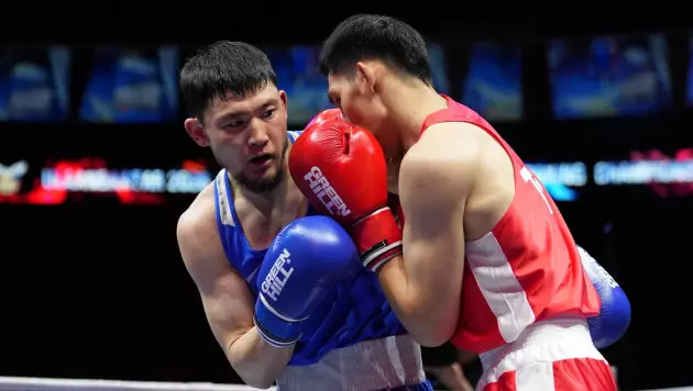 Казахстан обеспечил медаль на ЧА по боксу после битвы с Кыргызстаном