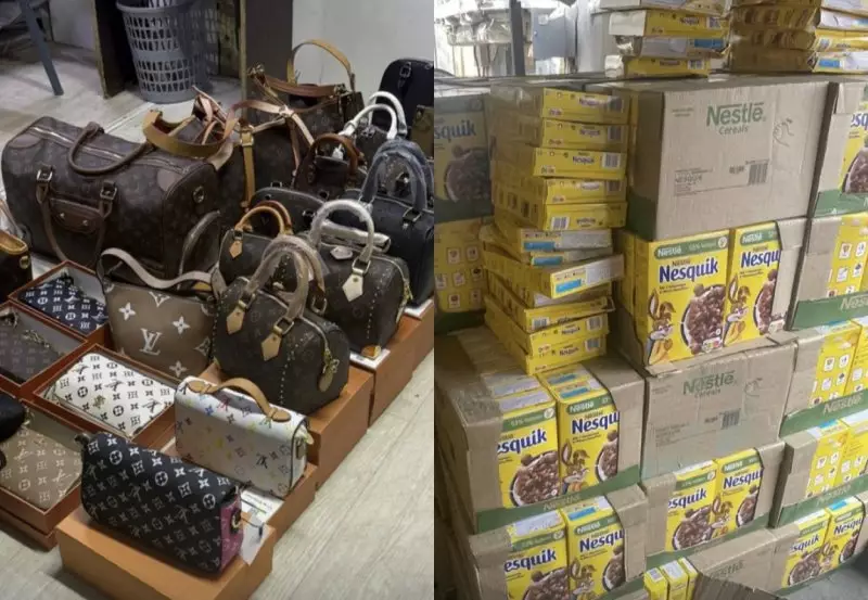 Подделки Louis Vuitton и Nesquik нашли в Алматы