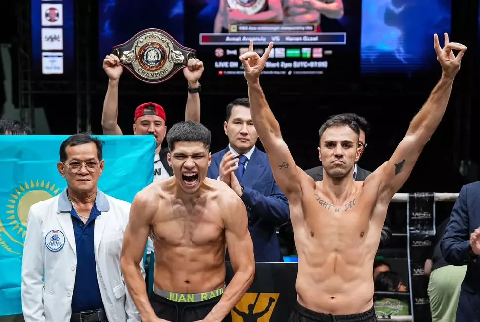 Қазақ боксшысы түркиялық қарсыласын нокаутпен жеңіп, WBA Asia чемпиондық белбеуін сәтті қорғады (ВИДЕО)