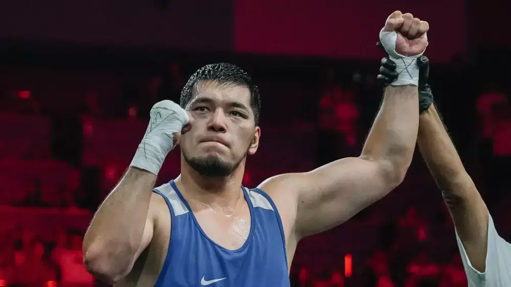 Разгромной победой завершился бой Казахстан - Узбекистан за медаль чемпионата Азии