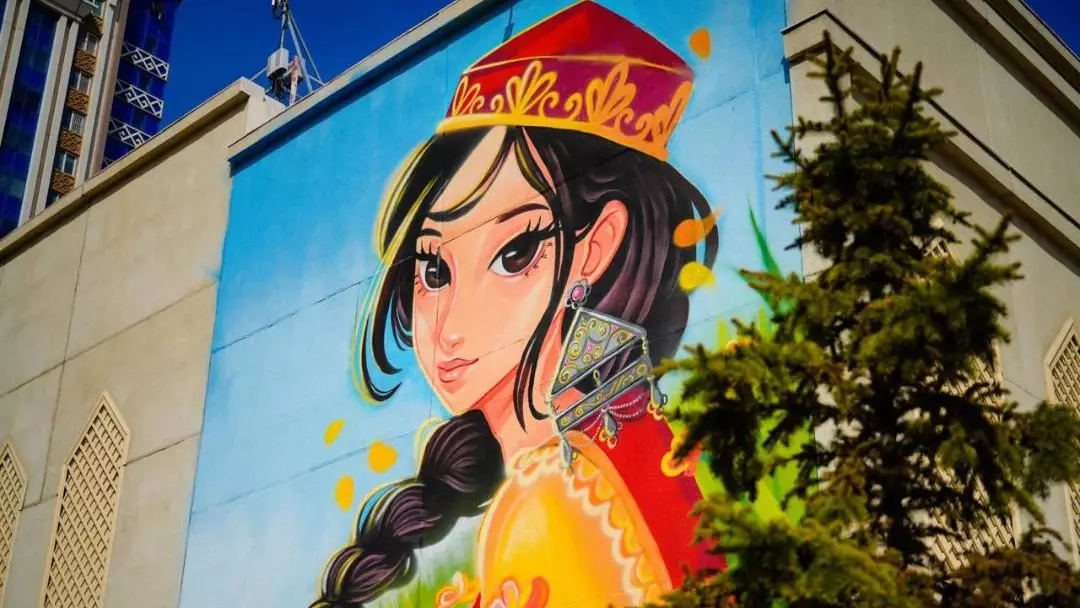 Елордада көктем мен жаңаруды бейнелейтін жаңа мурал салынды