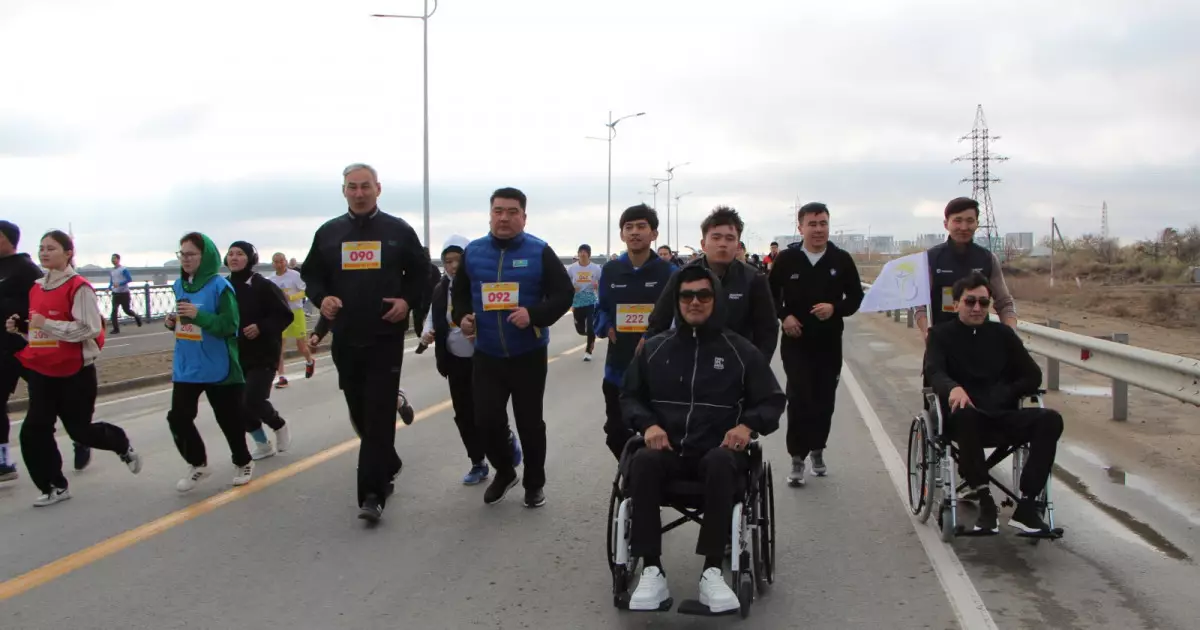   «AMANAT»:  Қызылордада 400-ден астам адам қатысқан марафон өтті   