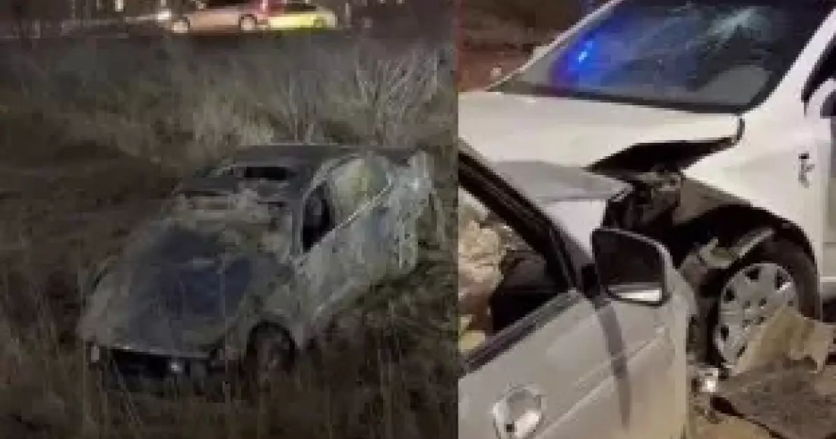  Қарағандыда үш көлік соқтығысты: бес адам зардап шекті 