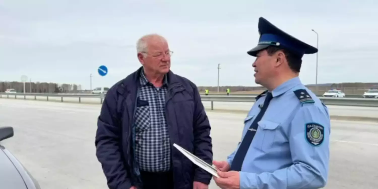 Ақмолада 1975 жылдан бері жол ережесін бұзбаған жүргізуші тоқтатылды