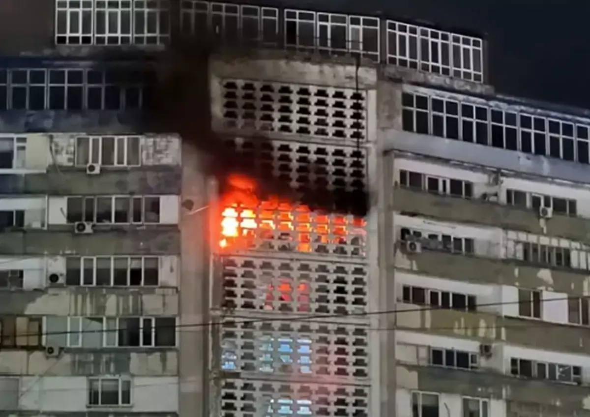 В Актау произошел пожар в жилом доме - новости на Lada.kz 05.04.2026