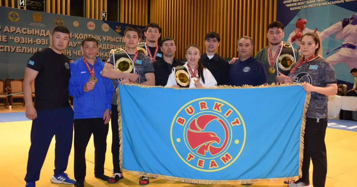  Ұлттық ұланның 4 спортшысы қоян-қолтық ұрыс түрлерінен ел чемпионы атанды 