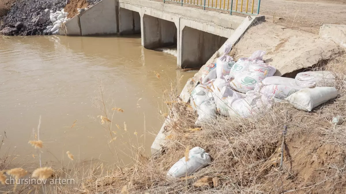 Ақмола облысында су бөгеті бұзылды: қалпына келтіру жұмыстары жүргізілуде