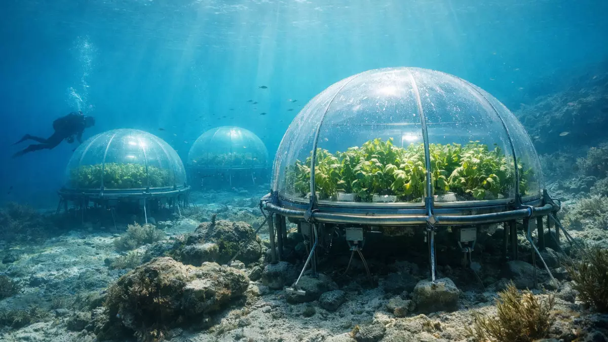 Огород под водой в Италии – как Nemo’s Garden выращивает базилик и клубнику на дне моря