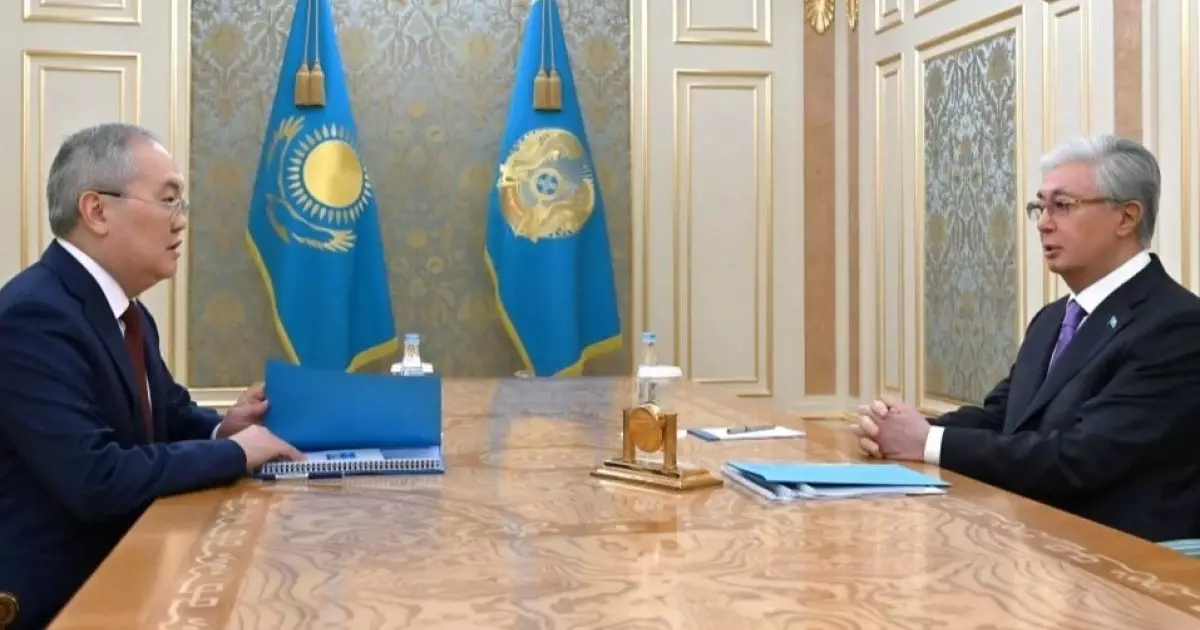  Тоқаев Қаржылық мониторинг агенттігінің төрағасын қабылдады 