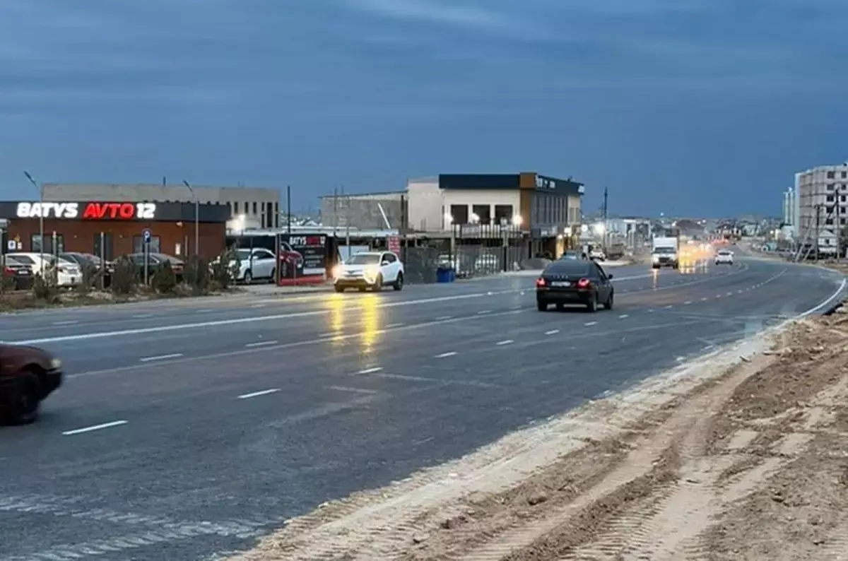В Актау открыли участок центральной дороги - новости на Lada.kz 06.04.2026