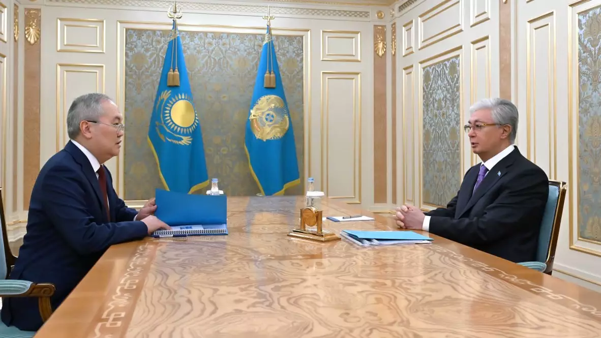 Қасым-Жомарт Тоқаев Қаржылық мониторинг агенттігінің төрағасын қабылдады