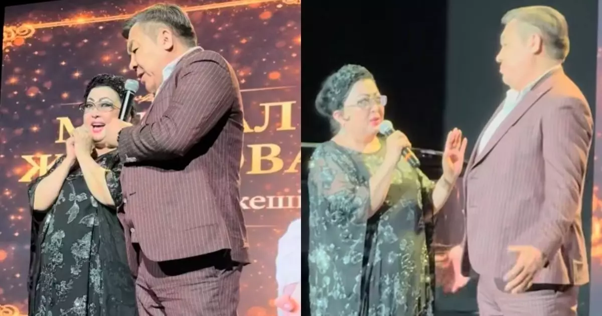  `Ғашық болып қалдым`: Әнші Мақпал Жүнісова концертте ел күтпеген жағдайға тап болды (ВИДЕО) 