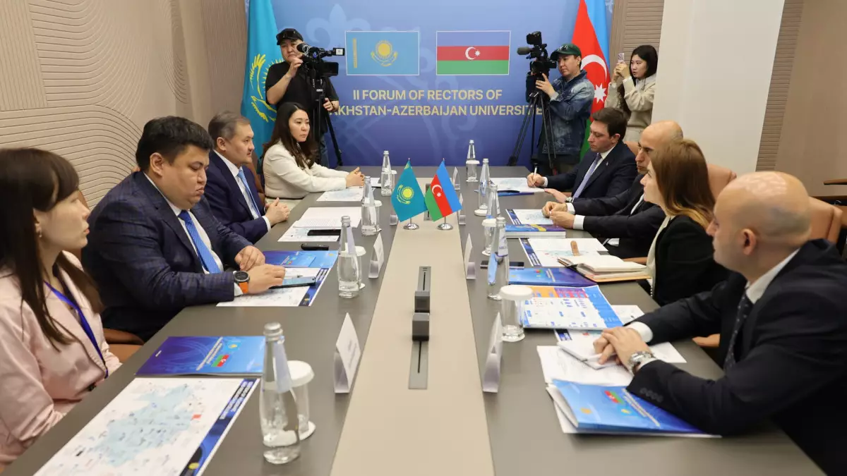 В Алматы прошел форум ректоров университетов Казахстана и Азербайджана