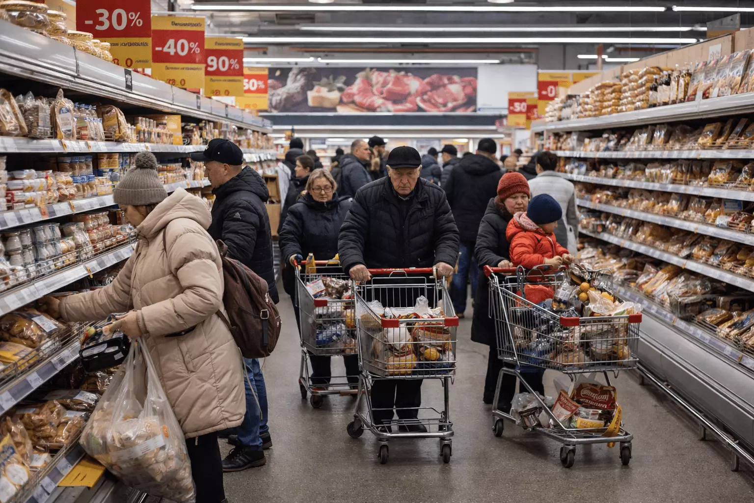 Расходы на питание остаются высокими в казахстанских домохозяйствах.