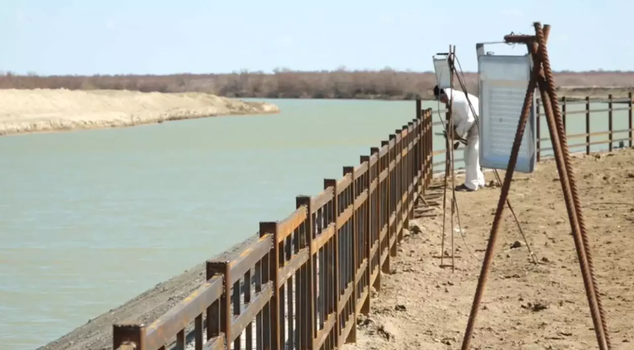 Атырау облысында гидротехникалық нысанның құрылысы аяқталды