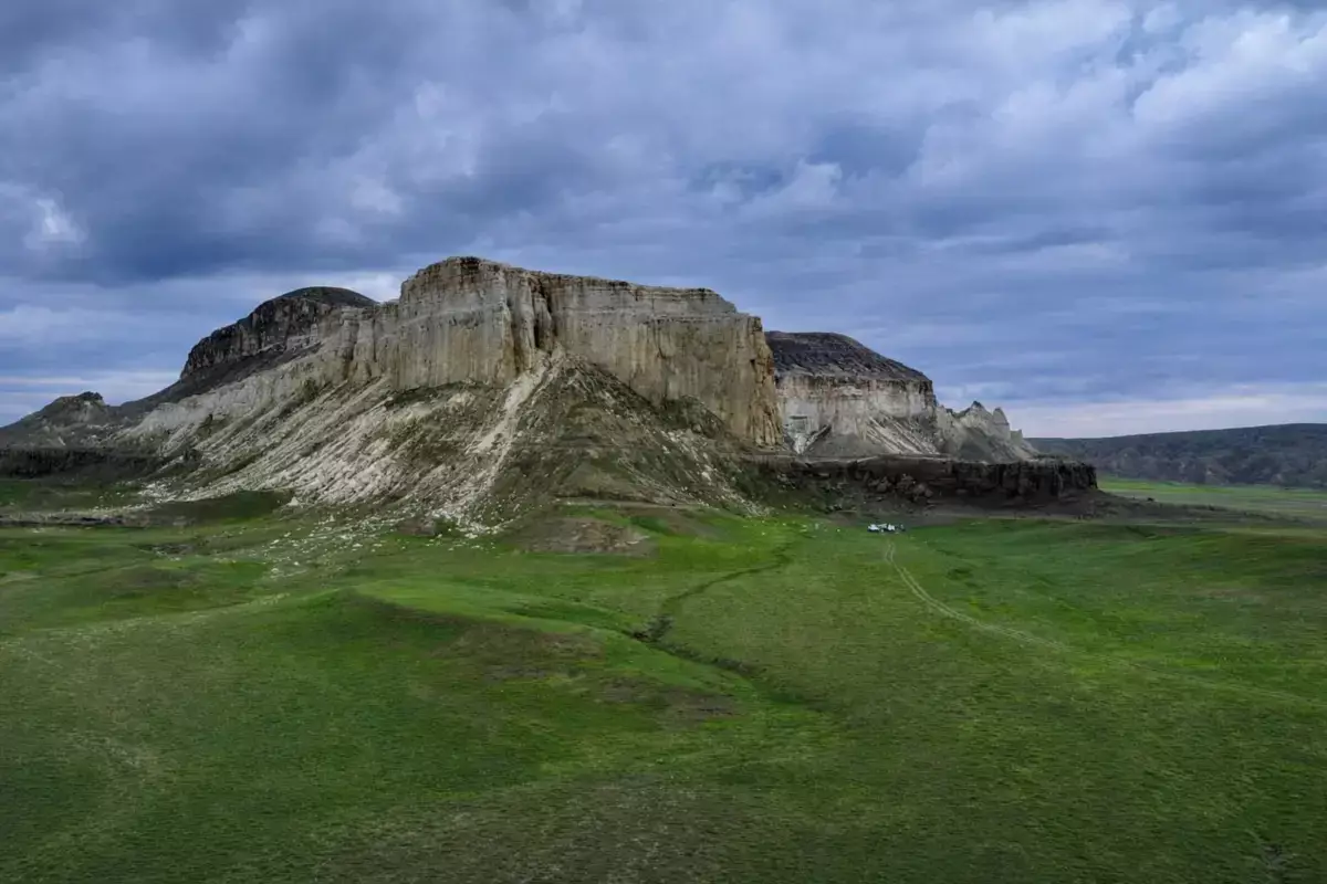 Степь зазеленела: Мангистау преобразился после дождей - новости на Lada.kz 06.04.2026