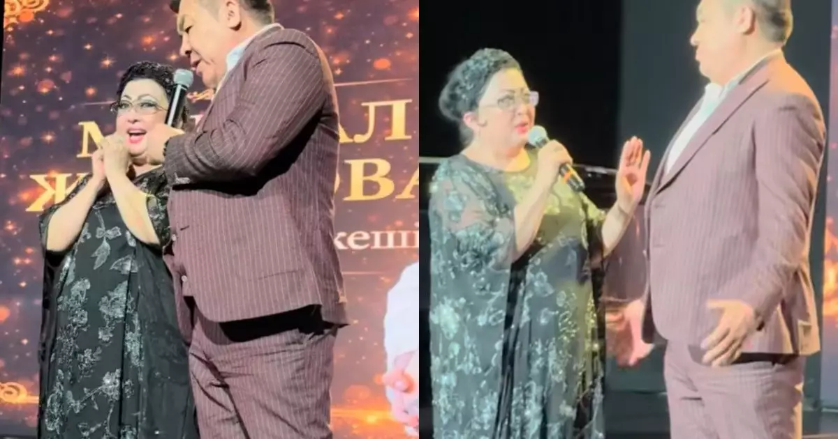  `Ғашық болып қалдым`: Әнші Мақпал Жүнісова концертте күтпеген жайтқа тап болды (ВИДЕО) 