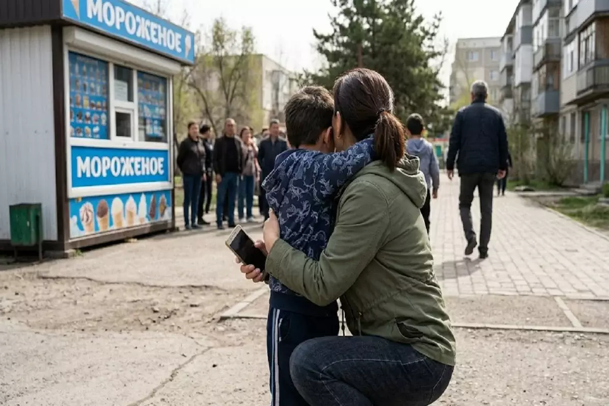 «Не знаю его!»: в Каскелене женщина отбила ребенка у предполагаемого похитителя