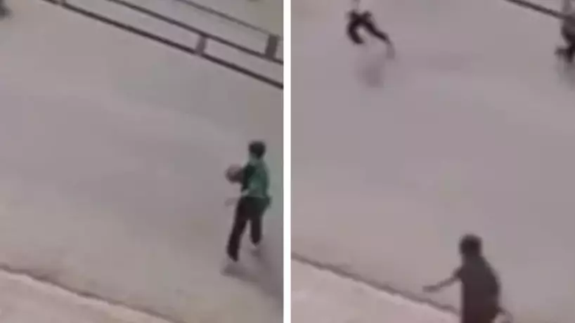 Таразда 7 жасар бала атпен көлікке соғылды