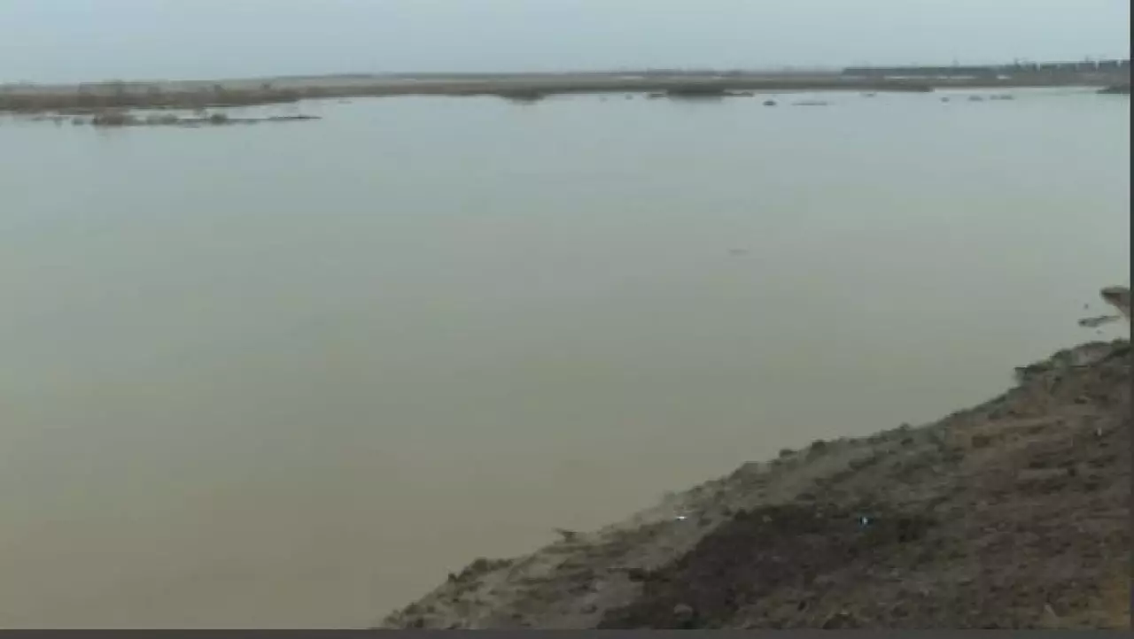 Жабай өзенінде су деңгейі түсті