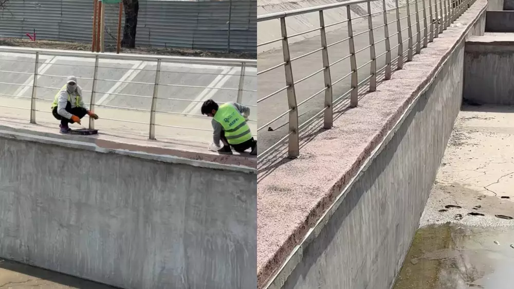 Үлкен Алматы жағалауындағы бояу жұмыстарына қатысты дау: әкімдік не дйді?