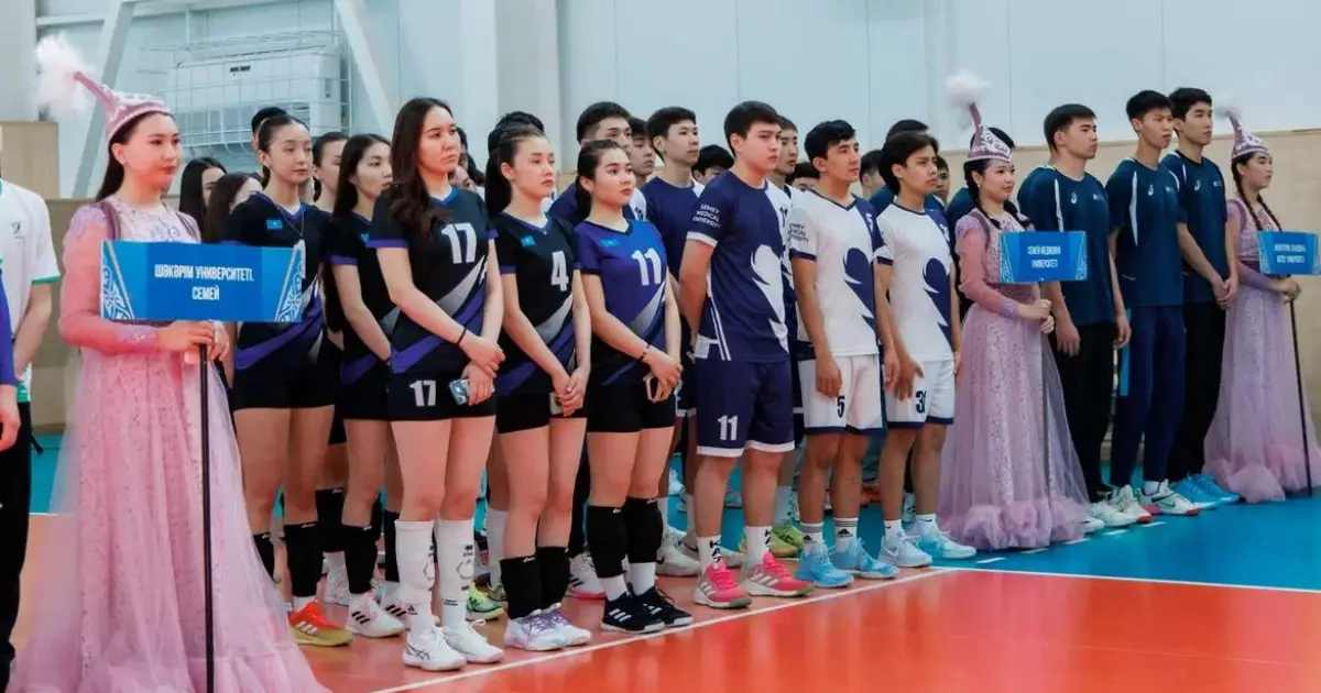   Жетісу өңірінде студенттер арасында волейбол додасы басталды   