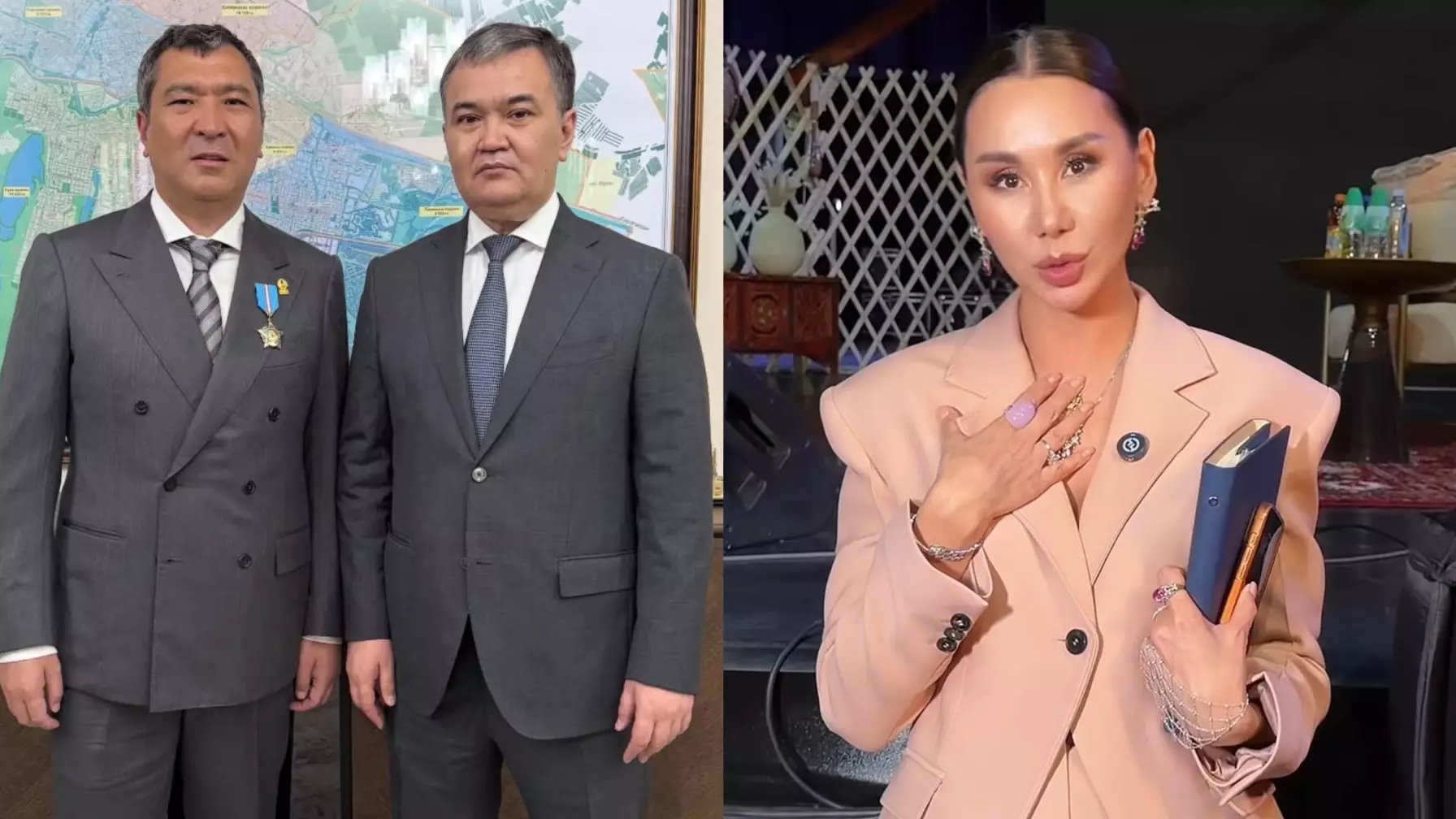 "Лайықпын ба білмеймін": Динара Сәтжанның күйеуі мемлекеттік марапатқа ие болды (ФОТО)