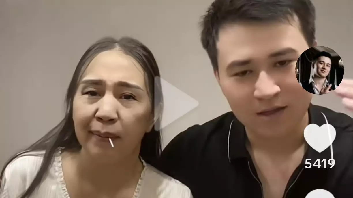 Өзінен 30 жас үлкен әйелін көрсеткен жігіт  жұрттың ашуына тиді